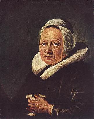 一个老妇人的肖像 Portrait of an Old Woman (1643 – 1645)，格利特窦