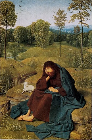 旷野中的施洗约翰 John the Baptist in the Wilderness (c.1485)，吉尔特根飞往圣约翰