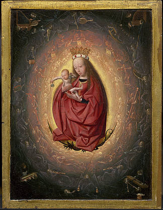 圣母的荣耀 The Glorification of the Virgin (c.1480)，吉尔特根飞往圣约翰