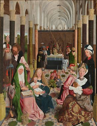 神圣的亲属关系 The Holy Kinship (c.1495)，吉尔特根飞往圣约翰