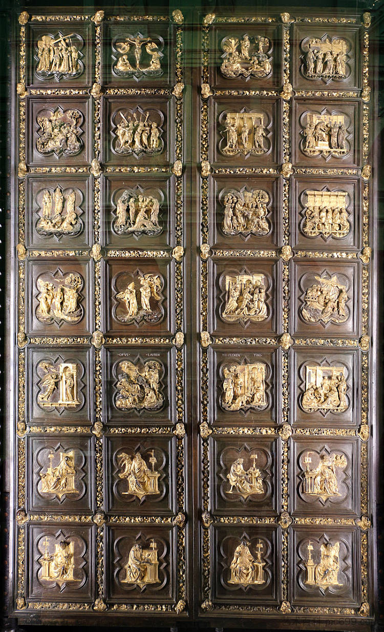 北门 North Door (1403 - 1424; Italy  )，洛伦佐·吉贝尔蒂