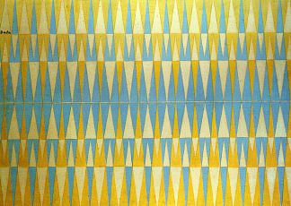 虹彩互穿4 – 光的研究 Iridescent Interpenetration No. 4 – Study of light (1912; Italy                     )，贾科莫·巴拉