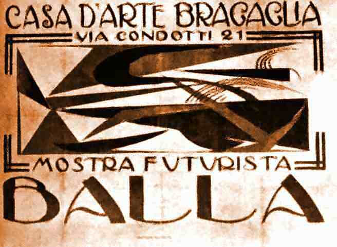 “布拉加利亚艺术之家”的海报 Poster for "Casa d'Arte Bragaglia" (1918; Italy  )，贾科莫·巴拉
