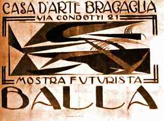 “布拉加利亚艺术之家”的海报 Poster for “Casa d’Arte Bragaglia” (1918; Italy                     )，贾科莫·巴拉