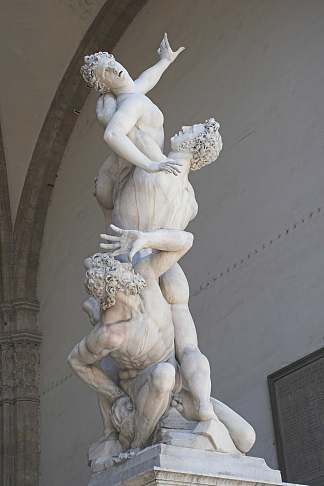 绑架一名萨宾妇女 Abduction of a Sabine Woman (1581 – 1583)，詹博洛尼亚占位符图像