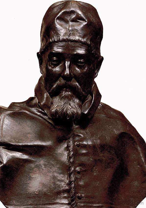 教皇乌尔班八世的半身像 Bust of Pope Urban VIII (1632 - 1633)，吉安·洛伦佐·贝尔尼尼