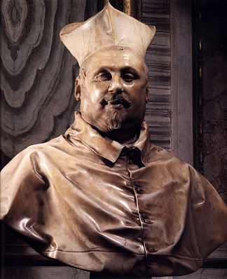 红衣主教西皮奥内·博尔盖塞 Cardinal Scipione Borghese (1632)，吉安·洛伦佐·贝尔尼尼