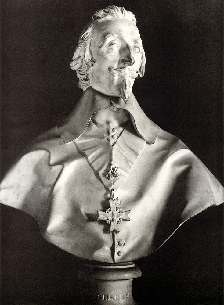 红衣主教黎塞留的肖像半身像 Portrait Bust of Cardinal Richelieu (1641)，吉安·洛伦佐·贝尔尼尼