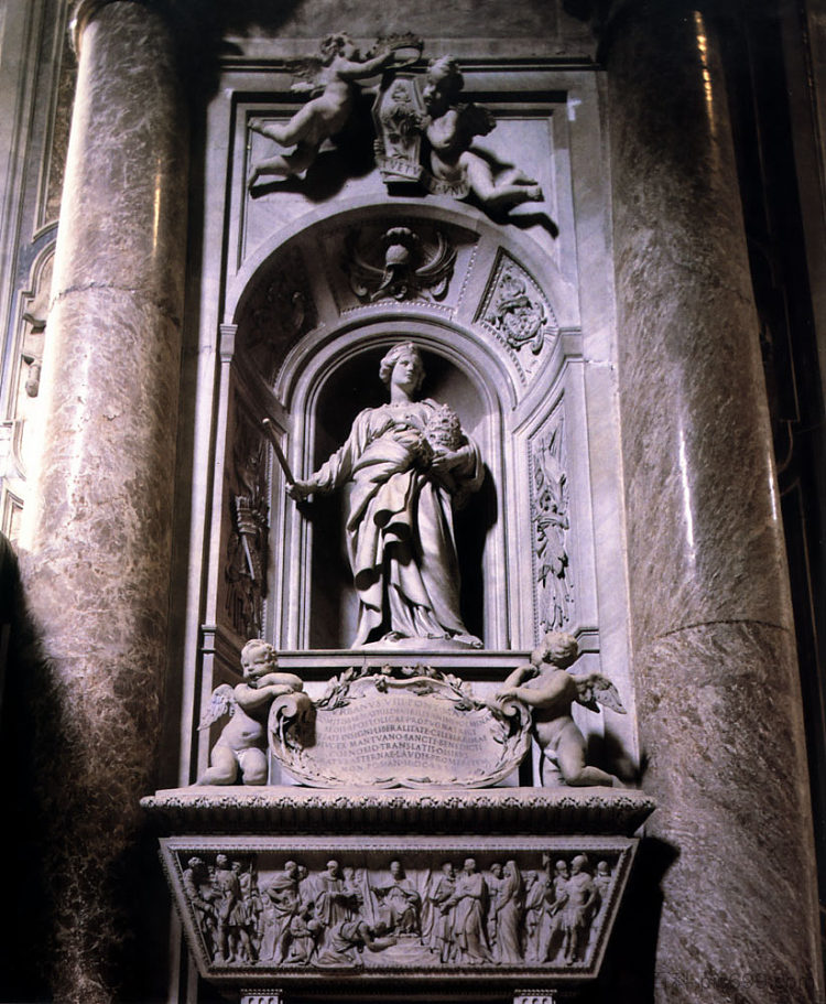 玛蒂尔达大伯爵夫人的坟墓 Sepulchre of Matilda the Great Countess (1633)，吉安·洛伦佐·贝尔尼尼