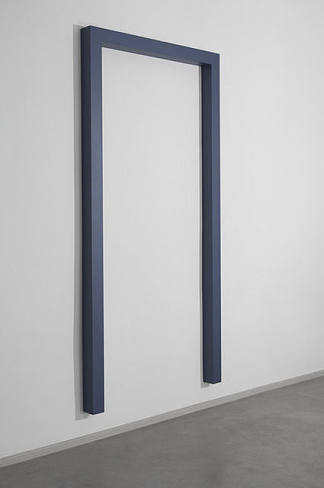 强烈的蓝灰色传送门III，1 Intense blue-gray portal III, 1 (1967)，詹尼·皮亚琴蒂诺