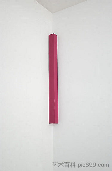 紫红色小杆，I Violet-Red Small Pole, I (1966)，詹尼·皮亚琴蒂诺