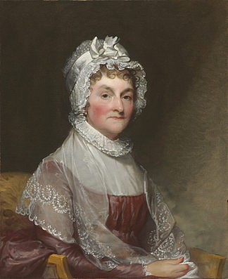 阿比盖尔·亚当斯 Abigail Adams (1815)，吉尔伯特·斯图尔特