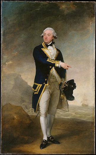 约翰·吉尔船长 Captain John Gell (1785)，吉尔伯特·斯图尔特