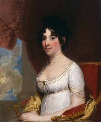 多莉·麦迪逊（詹姆斯·麦迪逊夫人） Dolley Madison (Mrs. James Madison) (1804)，吉尔伯特·斯图尔特