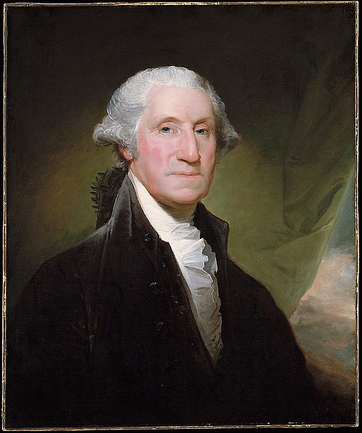 乔治·华盛顿（吉布斯-钱宁-艾弗里肖像） George Washington (Gibbs-Channing-Avery portrait) (1795)，吉尔伯特·斯图尔特