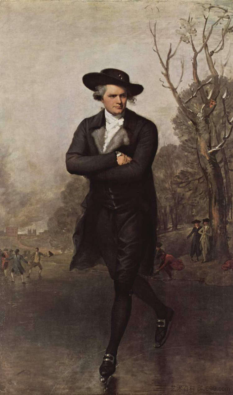 溜冰者(威廉·格兰特的肖像) The Skater (Portrait of William Grant) (1782),吉尔伯特·斯图尔特