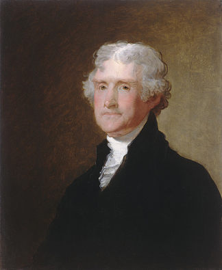 托马斯·杰斐逊 Thomas Jefferson (1821)，吉尔伯特·斯图尔特