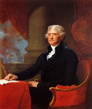 托马斯·杰斐逊 Thomas Jefferson (1807)，吉尔伯特·斯图尔特