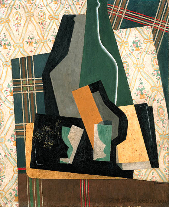 静物画 Still Life (1916)，吉诺·塞韦里