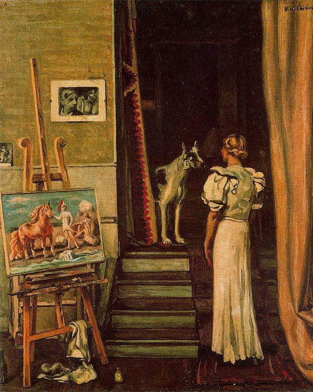 艺术家的巴黎工作室 Paris studio of the artist (1933 - 1934)，乔治·德·基里科