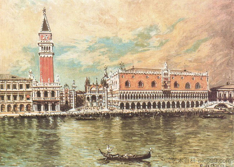 普拉佐公爵（威尼斯） Plazzo Ducale (Venice) (1958)，乔治·德·基里科