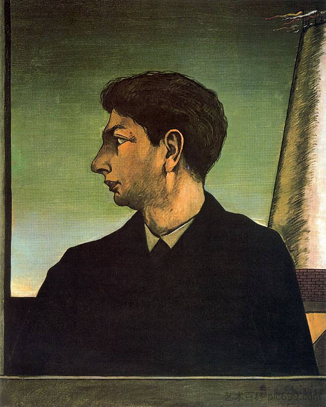 自画像 Self Portrait (1911; Paris,France  )，乔治·德·基里科