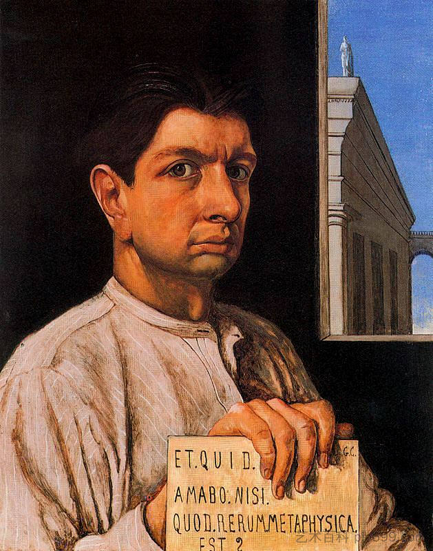 自画像 Self Portrait (1920; Rome,Italy  )，乔治·德·基里科