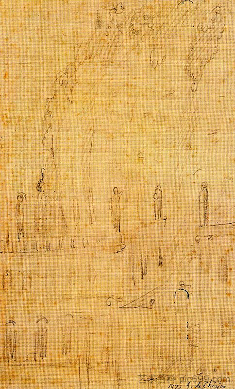 罗马别墅 The Roman villa,乔治·德·基里科