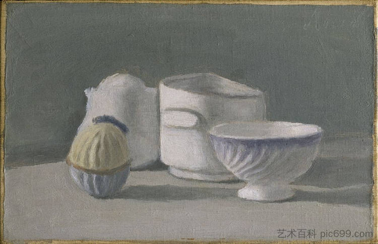 静物画 Still Life (1943)，乔治·莫兰迪