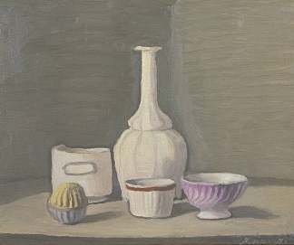 静物画 Still Life (1946)，乔治·莫兰迪