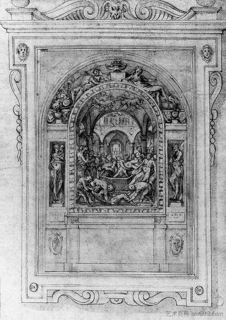 圣西吉斯蒙德殉难 Martyrdom of St. Sigismund,乔治·瓦萨里