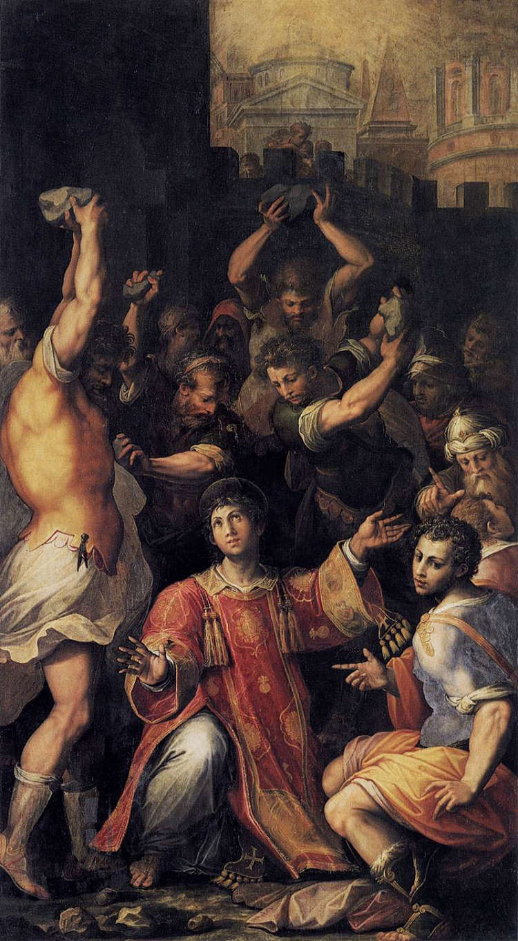 圣斯蒂芬殉难 Martyrdom of St. Stephen (c.1560),乔治·瓦萨里