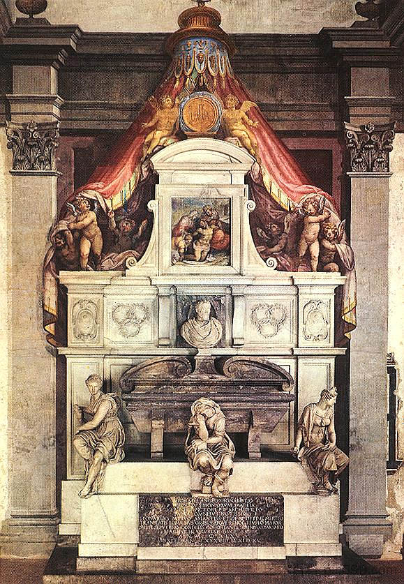 米开朗基罗纪念碑 Monument to Michelangelo (1570)，乔治·瓦萨里