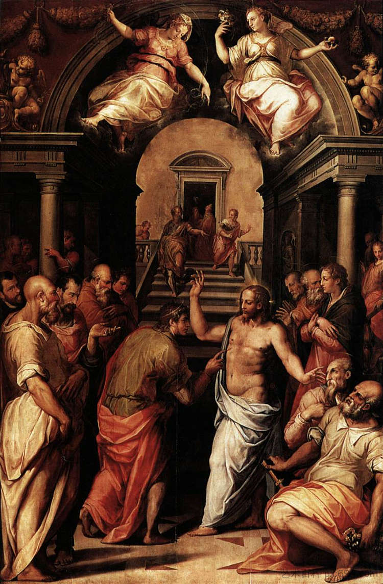 圣托马斯的怀疑 The Incredulity of St. Thomas (1572),乔治·瓦萨里