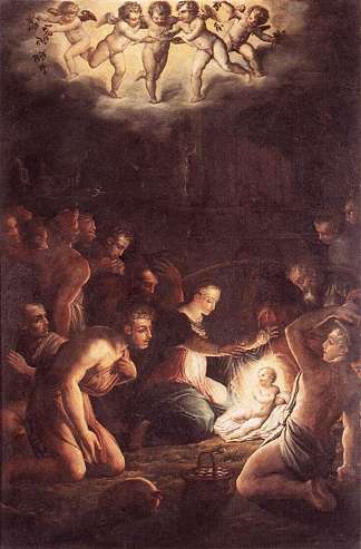 耶稣诞生 The Nativity (c.1546)，乔治·瓦萨里