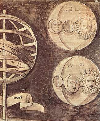 地球仪、月亮、太阳（天文学） Globe, moon, sun (astronomy) (1510)，乔尔乔内