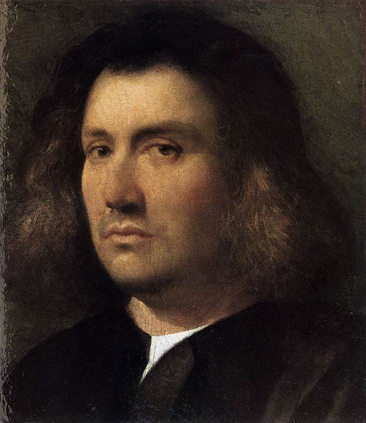 一个男人的肖像（特里斯） Portrait of a Man (Terris) (1510)，乔尔乔内