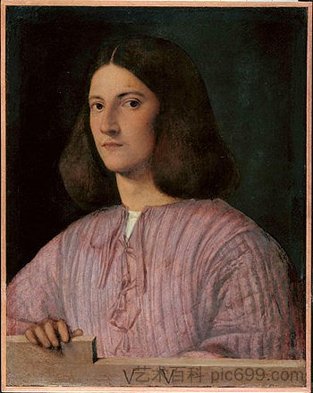 年轻人的肖像（朱斯蒂尼亚尼肖像） Portrait of young man (Giustiniani Portrait) (1504)，乔尔乔内