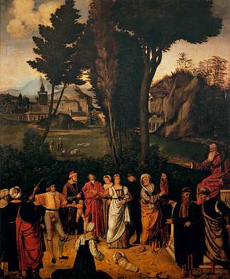 所罗门的审判 The Judgement of Solomon (1505)，乔尔乔内