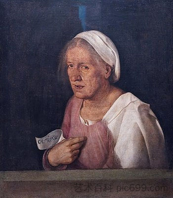 老妇人 The Old Woman (1506),乔尔乔内