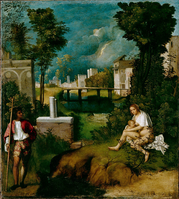 暴风雨 The Tempest (c.1506 - c.1508),乔尔乔内