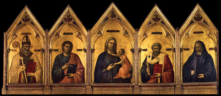 巴迪亚息肉 Badia Polyptych (1301 - 1302)，乔托·迪·邦多内