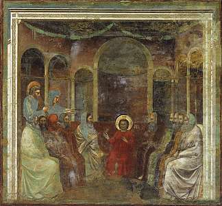 医生中的基督 Christ among the Doctors (c.1304 – c.1306)，乔托·迪·邦多内