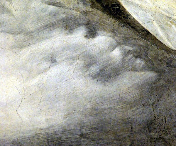 圣弗朗西斯之死与升天(局部) Death and Ascension of St. Francis (detail) (1300),乔托·迪·邦多内