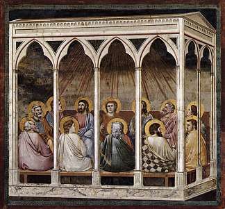 五旬节 Pentecost (c.1304 – c.1306)，乔托·迪·邦多内