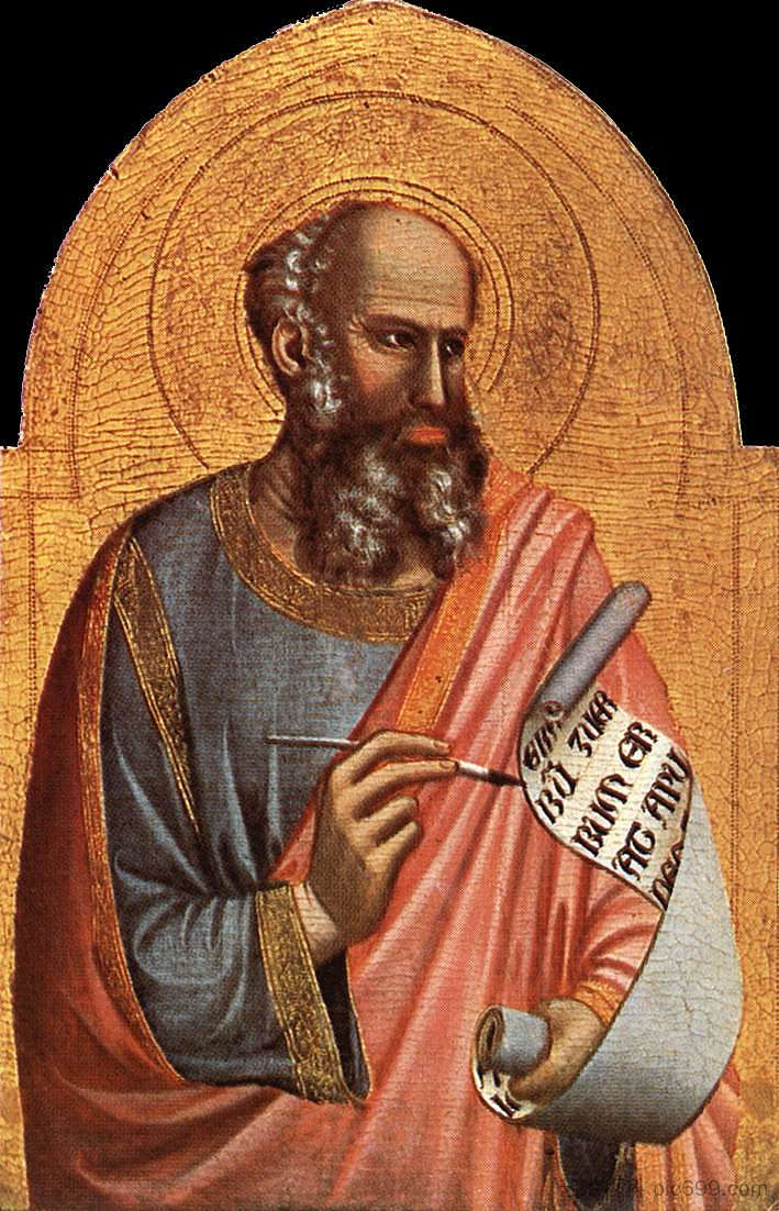福音传教士圣约翰 St John the Evangelist (c.1320 - c.1325)，乔托·迪·邦多内