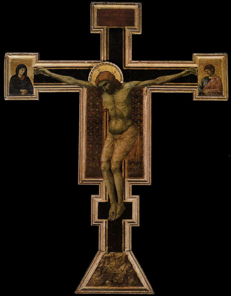 受难 The Crucifixion (c.1312),乔托·迪·邦多内
