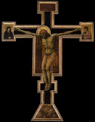 受难 The Crucifixion (c.1312)，乔托·迪·邦多内