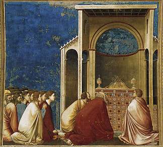 求婚者祈祷 The Suitors Praying (c.1304 – c.1306)，乔托·迪·邦多内