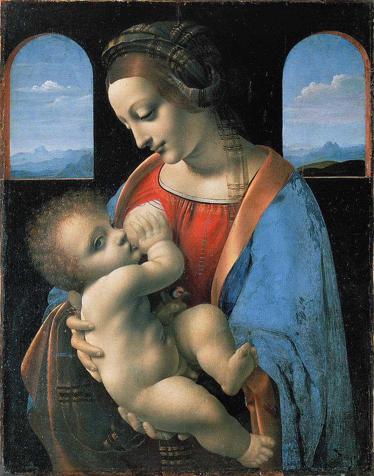 麦当娜·丽塔 Madonna Litta (c.1490)，乔瓦尼·安东尼奥·博塔费奥